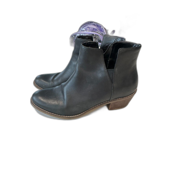 Cole Haan Abbot Black Leather Booties Size 8.5 - Picture 7 of 10